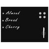 vidaXL Wall Mounted Magnetic Blackboard Glass 31.5"x23.6"
