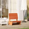 vidaXL Garden Chair Wax Brown Solid Pine Wood Standard Sturdy