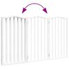 vidaXL Dog Gate Set of 3 White Poplar wood Medium Foldable Dog Gate