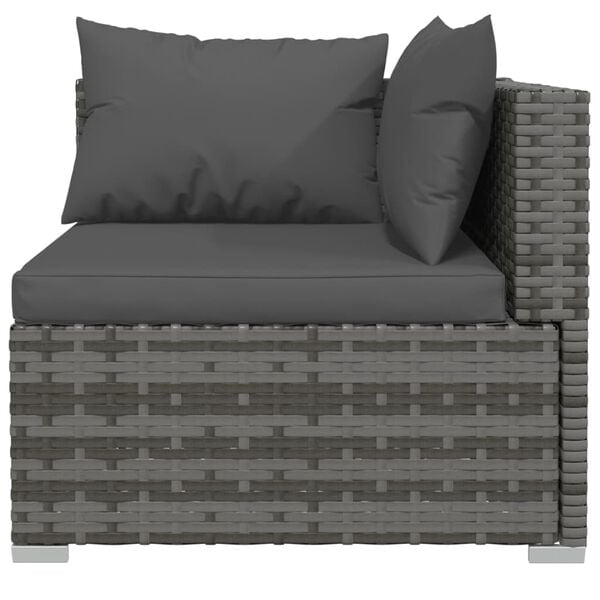 vidaXL Garden Lounge Set Grey