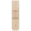 vidaXL Book Cabinet Natural pine Solid Pine Wood Medium Book Cabinet