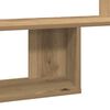vidaXL Wall Shelf Artisian Oak 39.4x5.9x27.6" Engineered Wood
