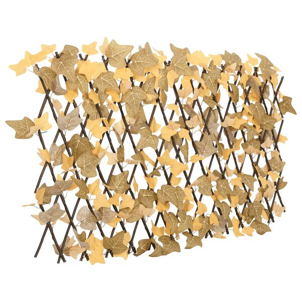 vidaXL Artificial Maple Leaf Trellis Expandable Orange 5 pcs 70.9x23.6"
