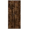 vidaXL Highboard Smoked Oak 31.5"x13.8"x70.9" Engineered Wood