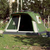 vidaXL Family Tent Cabin 7-Person Green Quick Release