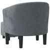 vidaXL Tub Chair Dark Grey