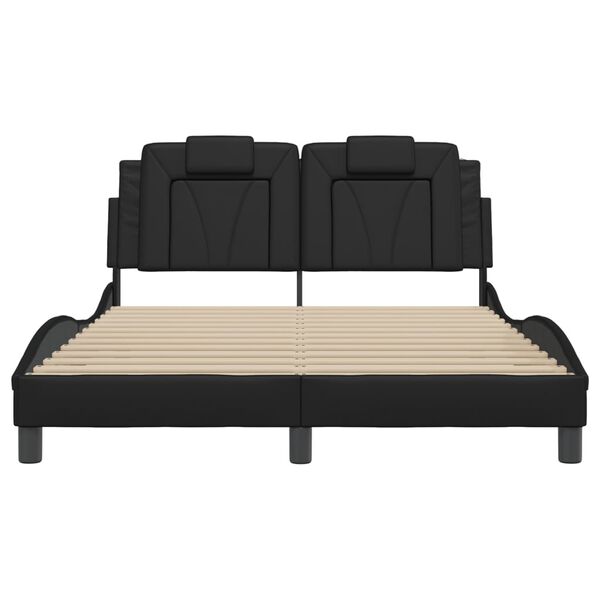 vidaXL Bed Frame Black