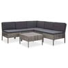 vidaXL Garden Lounge Set Grey and Anthracite
