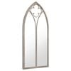 vidaXL Mirror Sand Iron, Glass 39.4 x 17.7 in Decorative Inlays Mirror