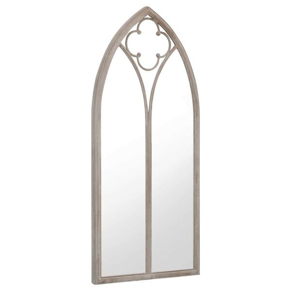 vidaXL Mirror Sand Iron, Glass 39.4 x 17.7 in Decorative Inlays Mirror
