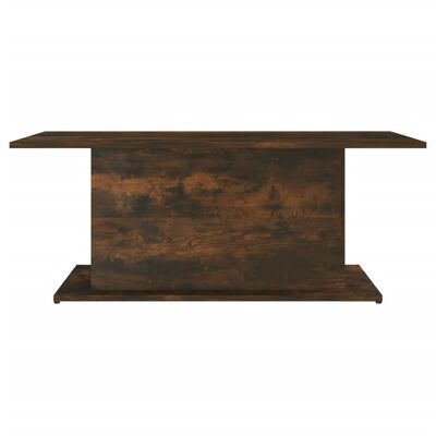 vidaXL Coffee Table Smoked Oak 40.2"x21.9"x15.7" Engineered Wood