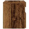 vidaXL Bedside Cabinet Old wood Engineered wood Medium Bedside Cabinet