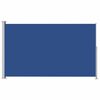 vidaXL Side Awning Blue and grey
