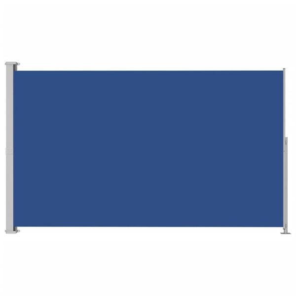 vidaXL Side Awning Blue and grey