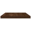 vidaXL Wall Shelf Set of 4 Brown Oak Engineered Wood