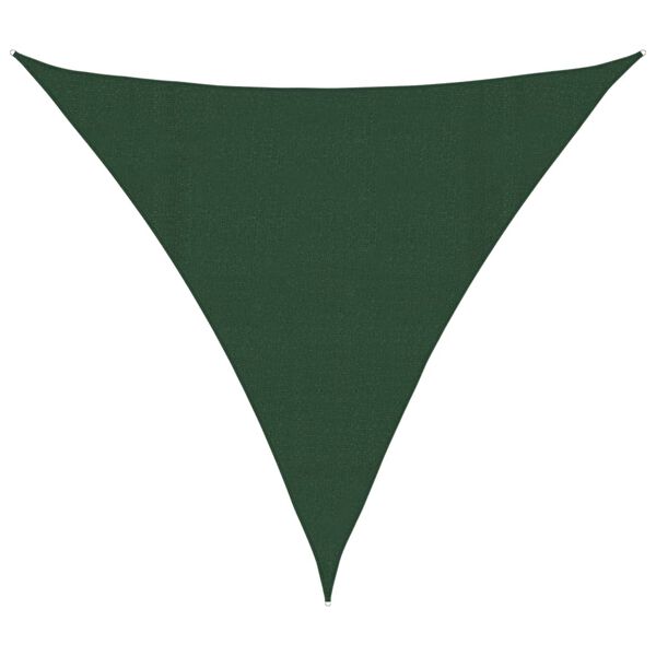 vidaXL Sun Sail Dark Green HDPE (high-density polyethylene) Large