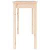 vidaXL Console Table Pine Solid Pine Wood Large Durable Console Table