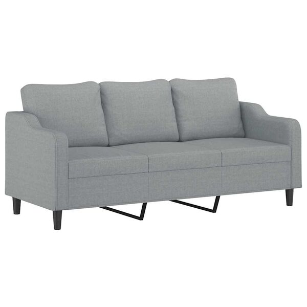 vidaXL Sofa Set Light grey
