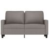 vidaXL 2-seater Sofa Taupe Polyester, Metal, Textilene, Foam