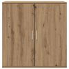 vidaXL Sideboard Artisan Oak 31.10 x 14.96 x 31.50 in Engineered Wood