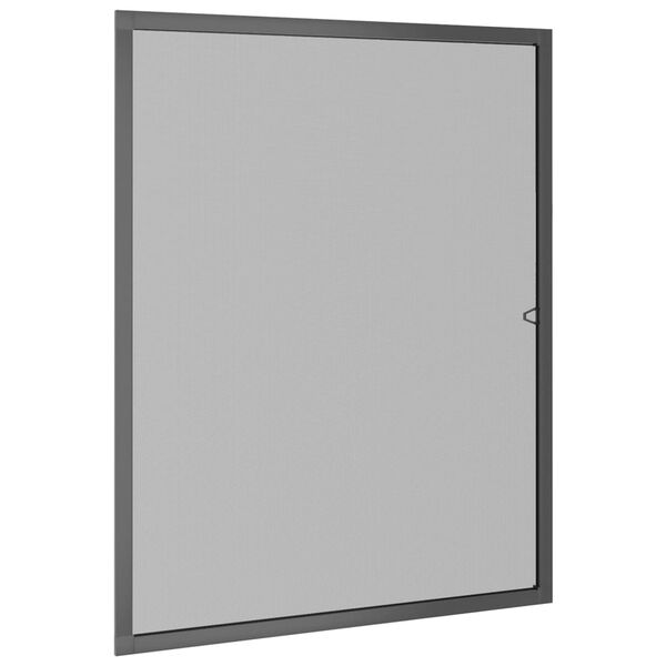 vidaXL Insect Screen Anthracite Aluminum, Fiberglass 39.4x47.2 in