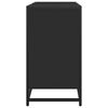 vidaXL Bathroom Sink Cabinet with Shelf black 25.59 x 12.99 x 23.62 in