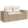 vidaXL Garden Sofa Set Beige