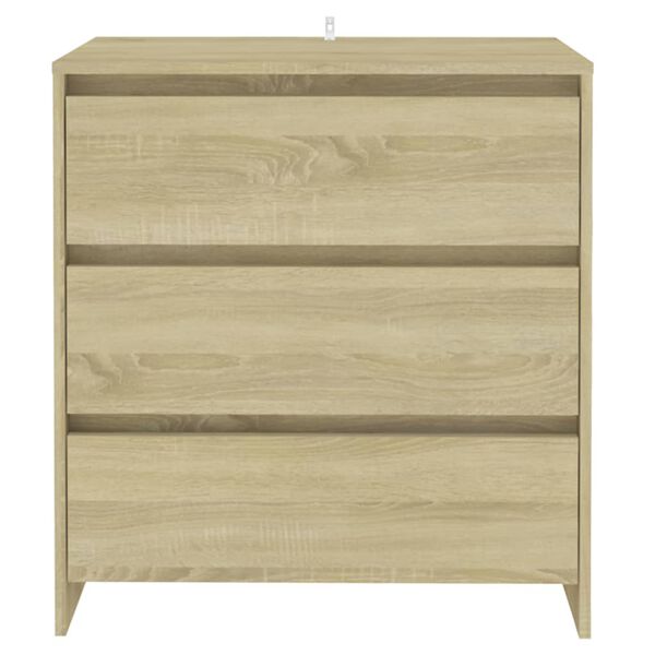 vidaXL Sideboard Sonoma Oak Engineered wood Medium Sideboard