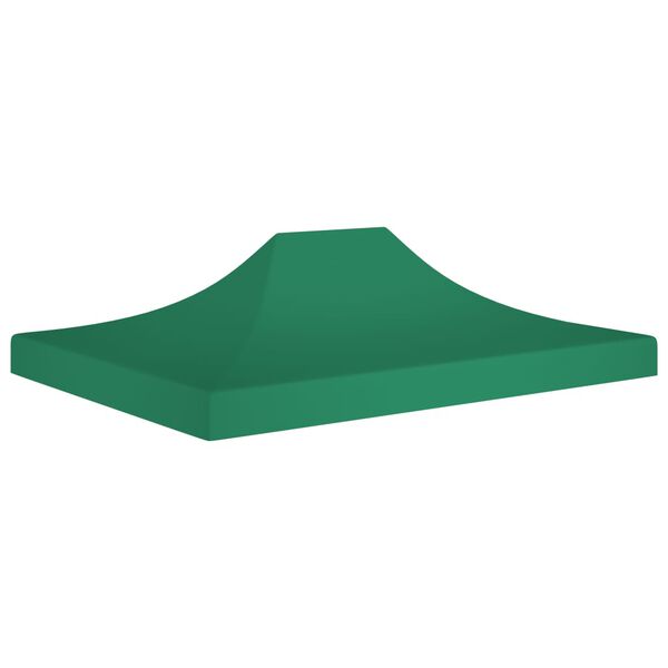 vidaXL Party Tent Roof 13.1x9.8' Green 2.95 oz/ft²