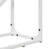 vidaXL Firewood Rack White 15.7x9.8x39.4" Cold-rolled steel