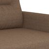 vidaXL 2-seater Sofa Brown 100% polyester, metal, textilene Compact