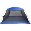 vidaXL Mosquito Tent with Roof Azure Blue 149.61 x 149.61 x 88.58 in