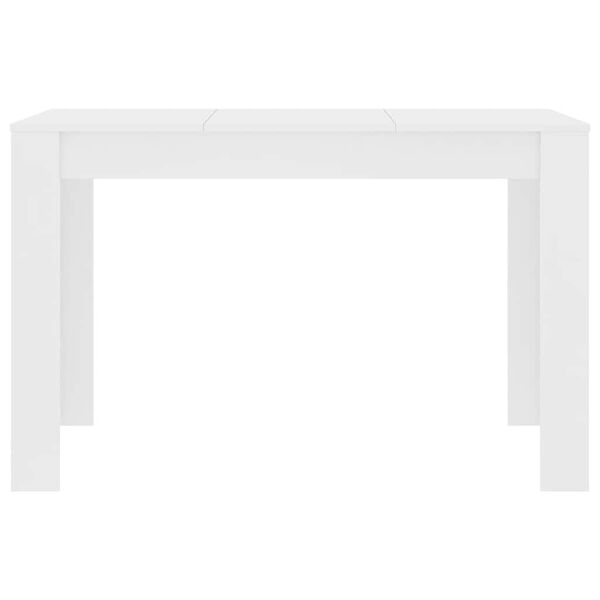 vidaXL Dining Table White Engineered wood 47.2 x 23.6 x 29.9 in