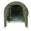 vidaXL Camping Tent Tunnel 3-Person Olive Green Waterproof