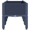 vidaXL Garden Planter Blue Grey Polypropylene Large Durable