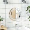 vidaXL LED Bathroom Mirror Transparent Glass Medium LED Bathroom Mirror