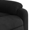 vidaXL Electric Stand Up Massage Recliner Chair Black