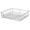 vidaXL Pull-Out Wire Baskets 2 pcs Silver 23.6"
