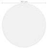 vidaXL Table Protector Transparent PVC 35.4 in diameter Table Protector