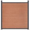 vidaXL Fence Panel WPC Brown 70.9x73.2"