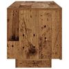 vidaXL Nightstand Old wood Engineered Wood Medium Nightstand