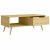 vidaXL Coffee Table Sonoma Oak Engineered Wood, MDF 39.4 x 19.5 x 16.9 in