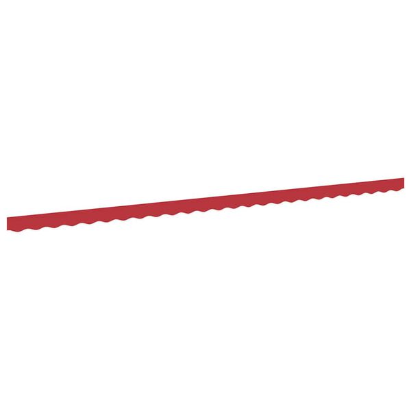 vidaXL Awning Valance Red 580 x 20 cm Canvas