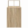 vidaXL Desk with Shelf Sonoma Oak 108 x 55 x 103.5 cm Engineered Wood