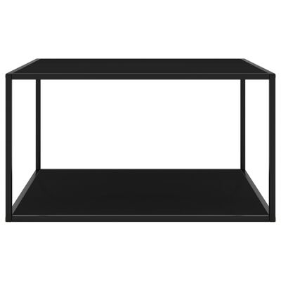 Ervaren persoon mooi Onvoorziene omstandigheden vidaXL Coffee Table Black with Black Glass 35.4"x35.4"x19.7" | vidaXL.com