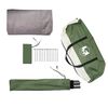 vidaXL Camping Tent Tunnel 2-Person Green Waterproof