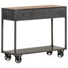 vidaXL Console Table Natural brown, grey Solid reclaimed wood, steel