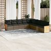 vidaXL Garden Sofa Set Grey