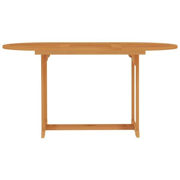 vidaXL Garden Table Teak Solid Teak Wood 59.1x35.4x29.5 in Durable