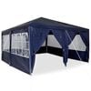 vidaXL Party Tent Blue 157.48 x 157.48 x 104.72 in Polyethylene